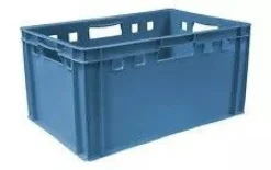 2 Transportbox/ Allzweckkas stapelbar 1 Deckel E3 blau NEU Gastlando