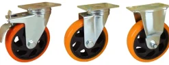 Transportrollen 125mm Lenkrolle Schwerlastrollen Bockrollen Möbelrolle Bremse