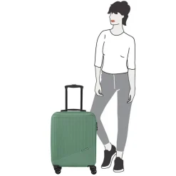 Travelite Bali 4w Trolley S 072347, blau, Unisex