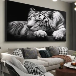 Trayosin 5D DIY Diamant Painting Kit XXL Tiger, Tier Diamant Malerei für