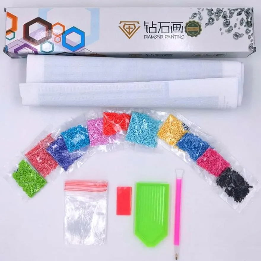 Trayosin 5D DIY Diamant Painting Kit XXL Tiger, Tier Diamant Malerei für