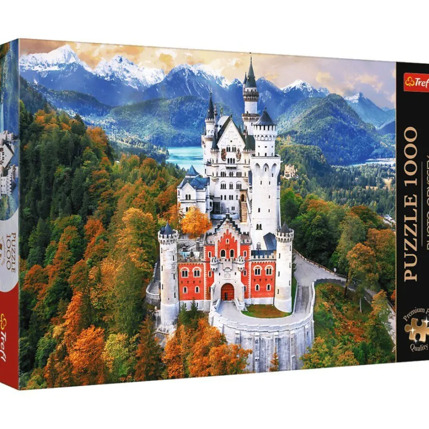 TREFL Puzzle Premium Plus Photo Odyssey: Schloss Neuschwanstein 1000 Teile