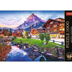 Trefl, Stadt in den Alpen, 1000 Teile Premium Plus Puzzle