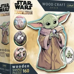 Trefl, Wood Craft, Grogu, 160 Teile Holzpuzzle