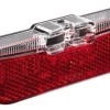 Trelock LED E-Bike Rücklicht Duo Flat Befestigung: Gepäckträger | Bolzenabstand:
