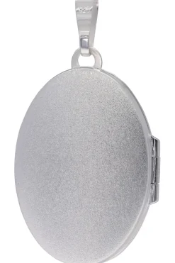 trendor Schmuck Damen-Kette mit Medaillon aus 925 Silber Bicolor 68504