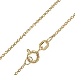 trendor Schmuck Damen-Kette 925 Silber Vergoldet Zirkonia-Anhänger 21956