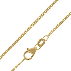 trendor Schmuck Herz Gold-Anhänger 333 mit Zirkonia an vergoldeter Silberkette 21197