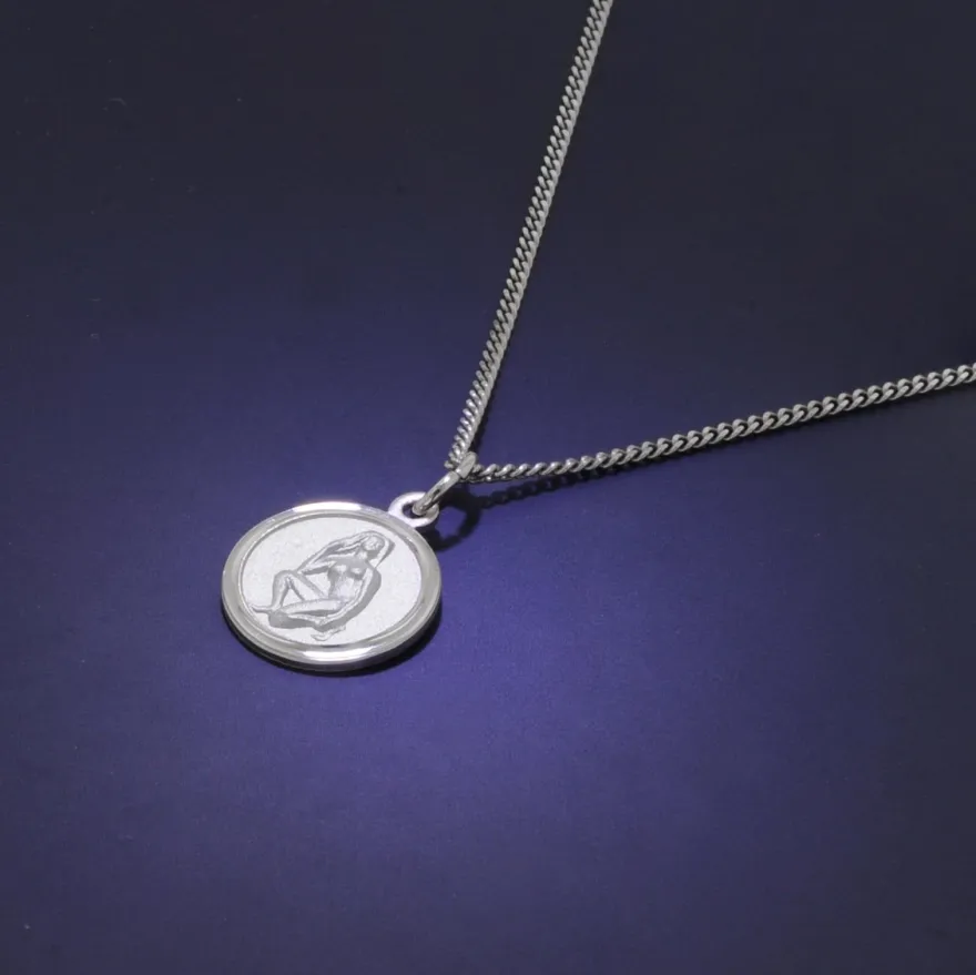 trendor Schmuck Kinder-Halskette Sternzeichen Jungfrau 925 Silber 28606-09