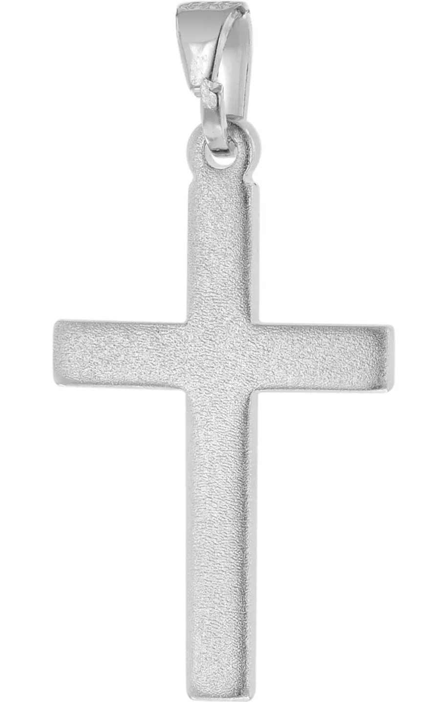 trendor Schmuck Kreuz-Anhänger für Damen und Herren 925 Silber mit Halskette 41125