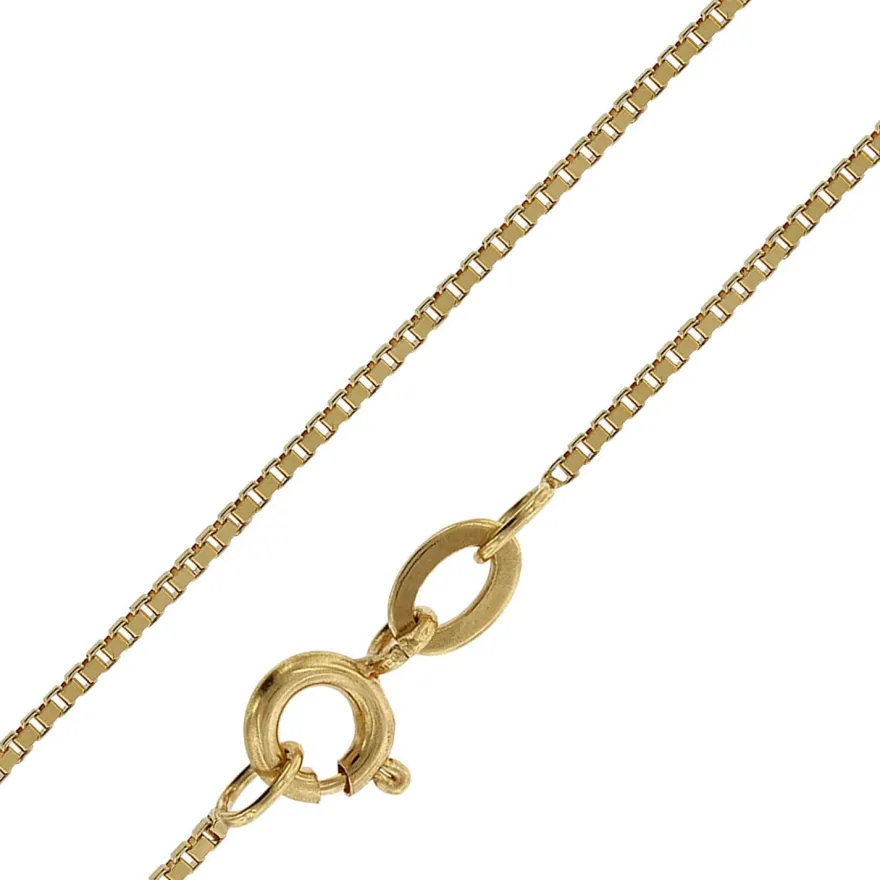 trendor Schmuck Kreuz für Kinder Gold 333/8 Karat 18 mm + goldplattierte Kette 08508