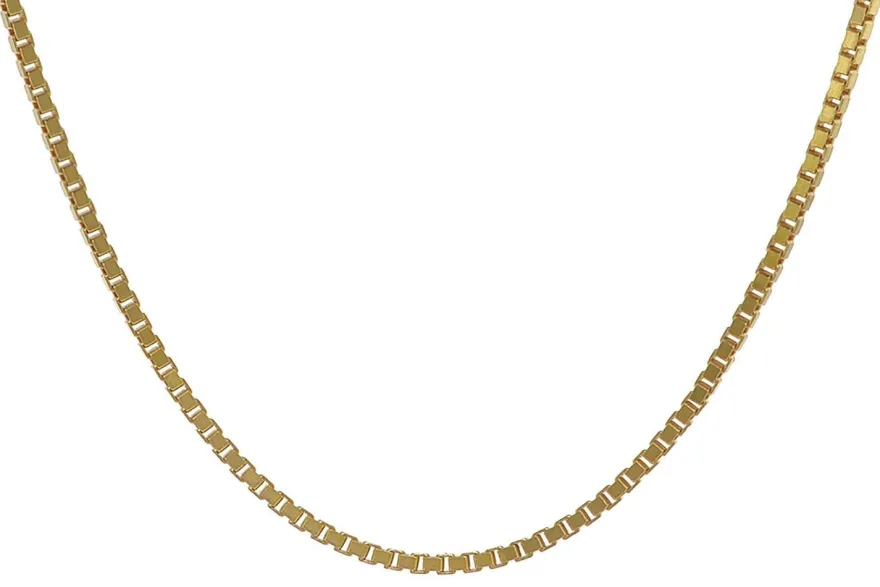 trendor Schmuck Kreuz für Kinder Gold 333/8 Karat 18 mm + goldplattierte Kette 08508
