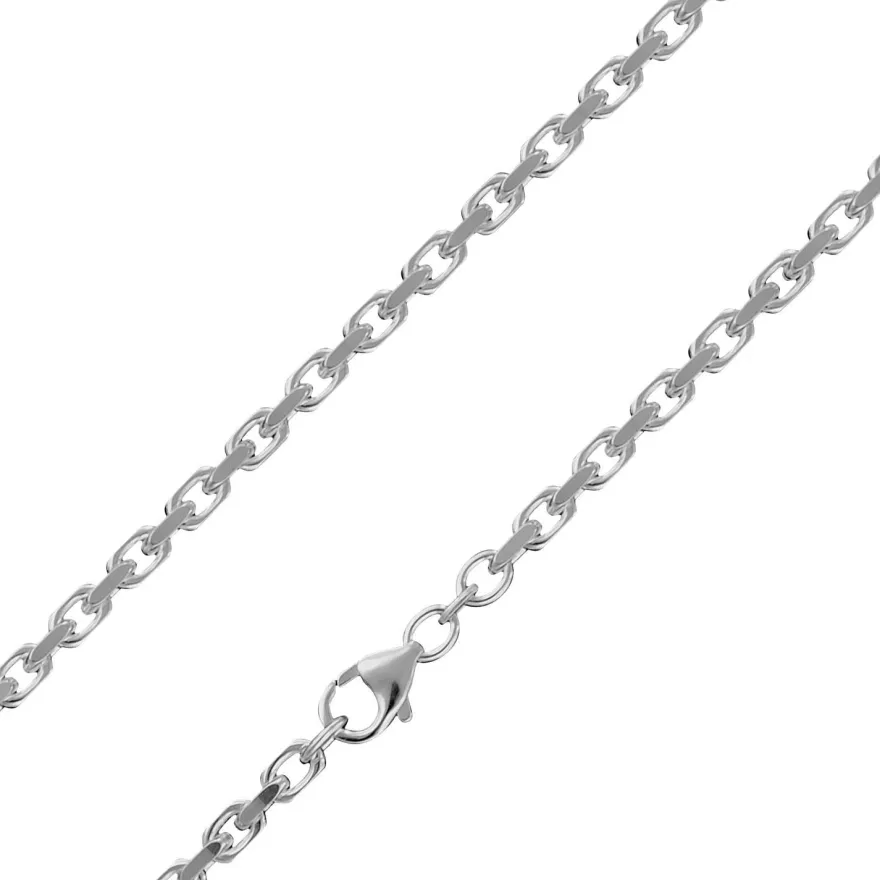 trendor Schmuck Silberkette für Herren 925 Sterlingsilber Ankerkette 3,0 mm 85741