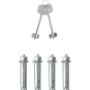 Tresor KODO Schloss Dunkelgrau 31x20x20cm Stahl Safe Tresor f?r Zuhause