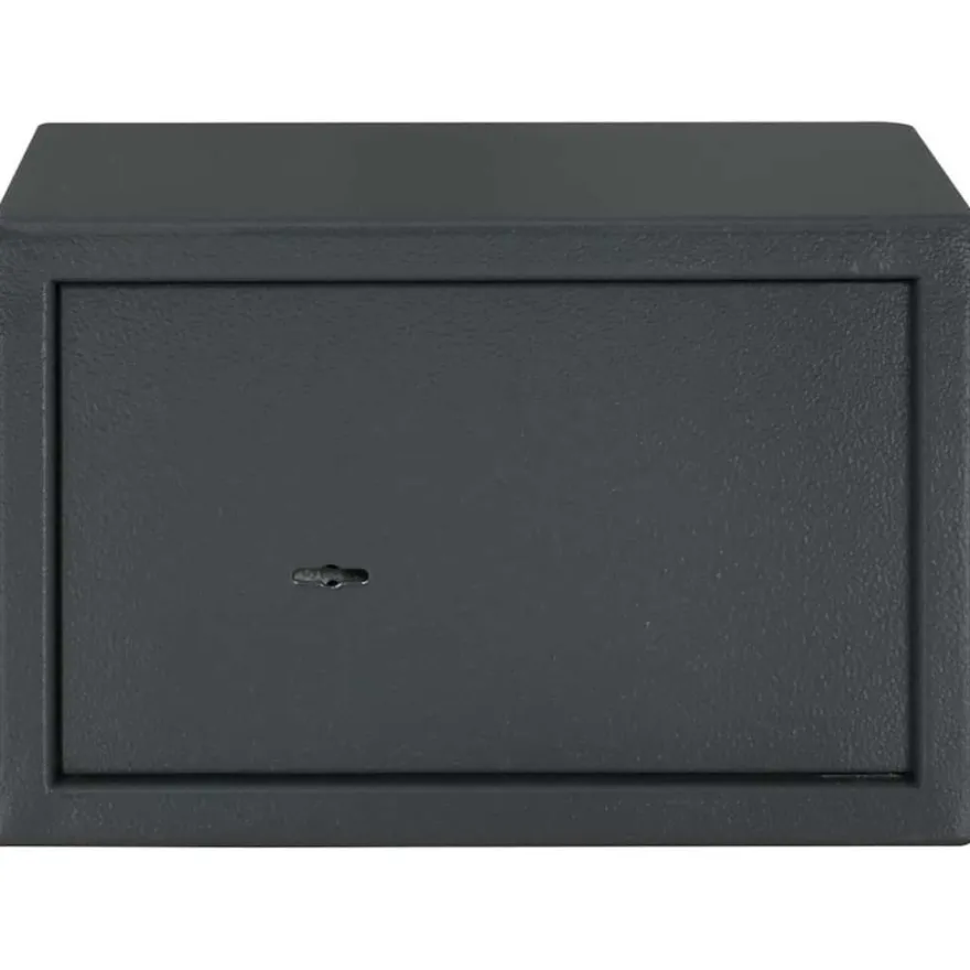 Tresor KODO Schloss Dunkelgrau 31x20x20cm Stahl Safe Tresor f?r Zuhause
