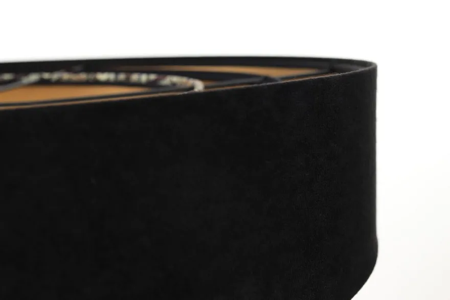 Triniti Hängeleuchte 60cm Version 1 Schwarz, Gold, Mehrfarbig Deckenbecher schwarz