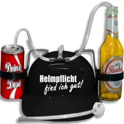 Trinkhelm Spaßhelm mit Printmotiv - Helmfplicht find ich gut - 11844 - versch. Farb
