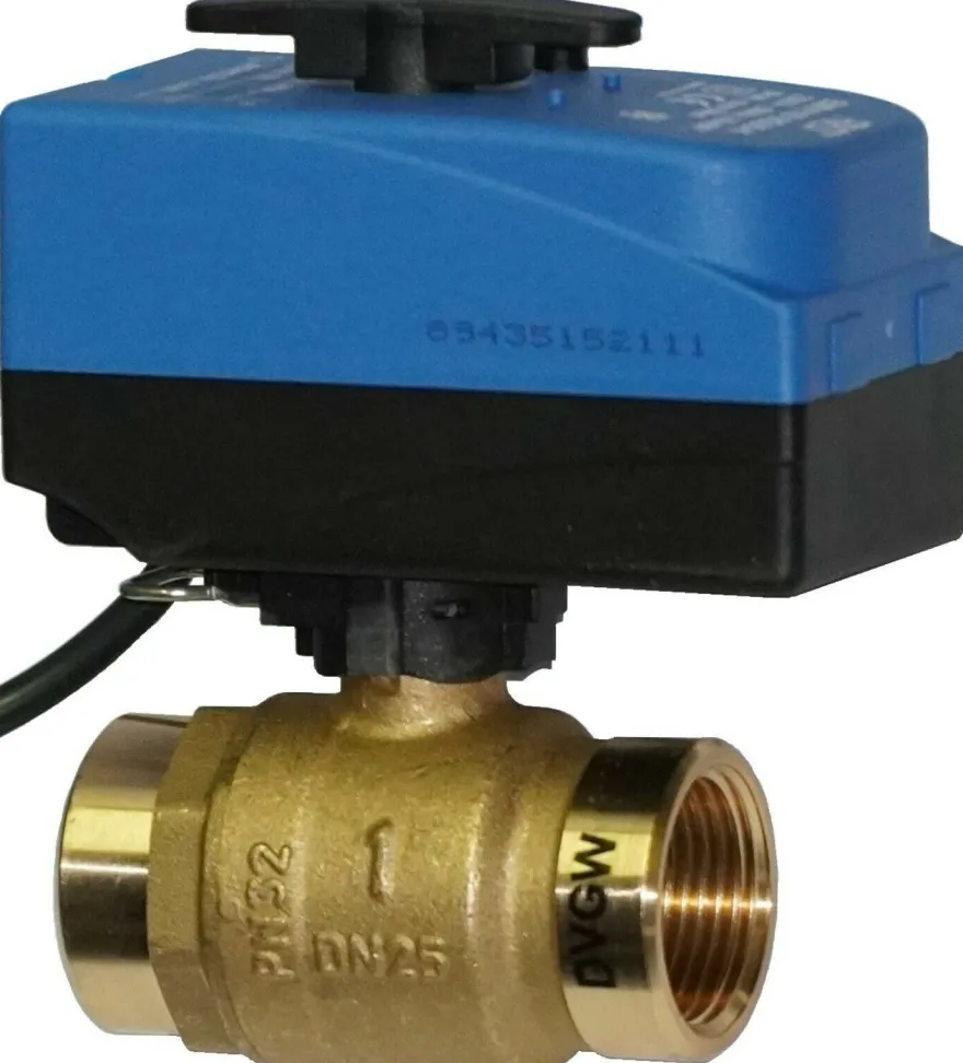 Trinkwasser Motorkugelhahn Druckluft elektrischer Schwenkantrieb 230V PN10 DVGW
