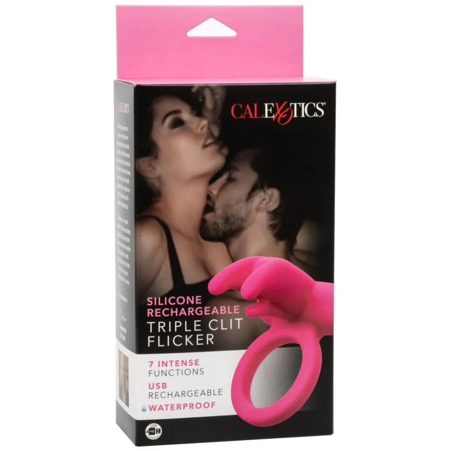 Triple Clit Flicker Recharge Rosa