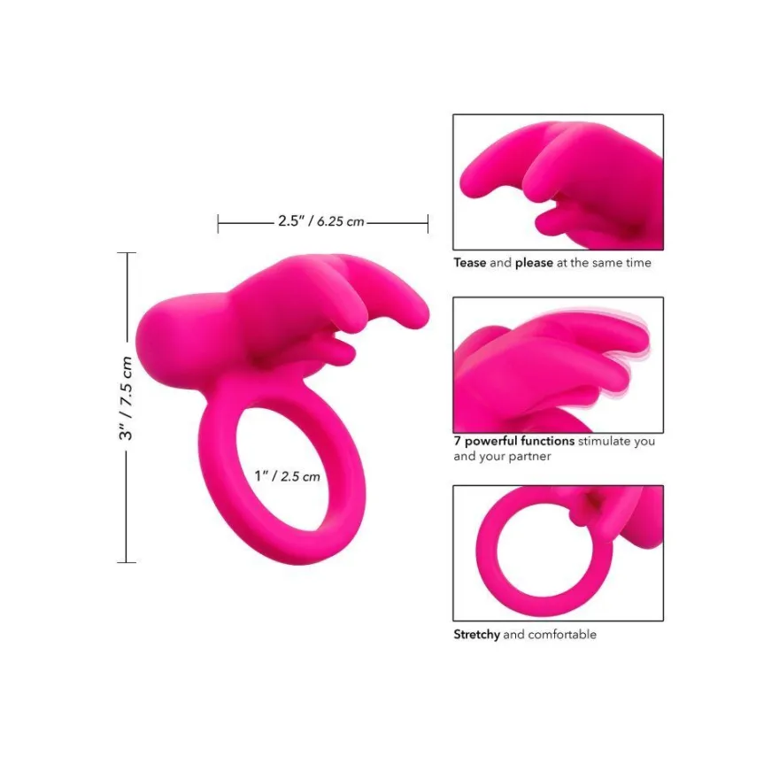 Triple Clit Flicker Recharge Rosa
