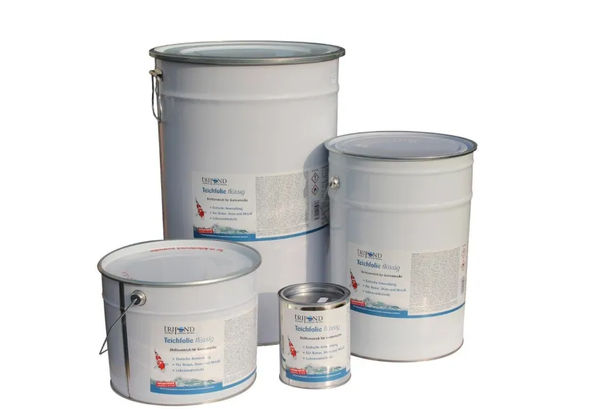 Tripond Teichfolie flüssig 10 Liter Koiteich Teichbau Gartenteich Teich Koi