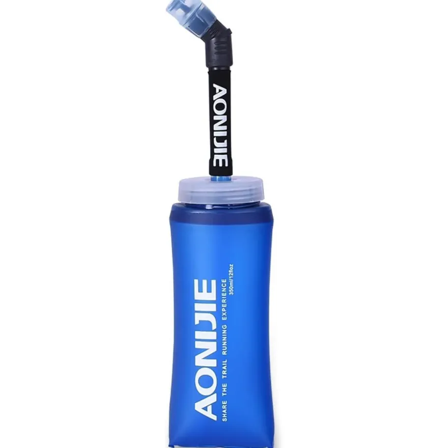 Triwonder Faltbare Soft Flask Trinkflasche 350ml, BPA-Frei, für Trinkrucksack