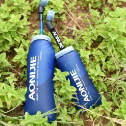 Triwonder Faltbare Soft Flask Trinkflasche 350ml, BPA-Frei, für Trinkrucksack
