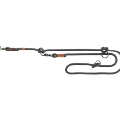 Trixie Dog Leash Be Nordic Adjustable Dark Gray / Brown 200x0.8 Cm