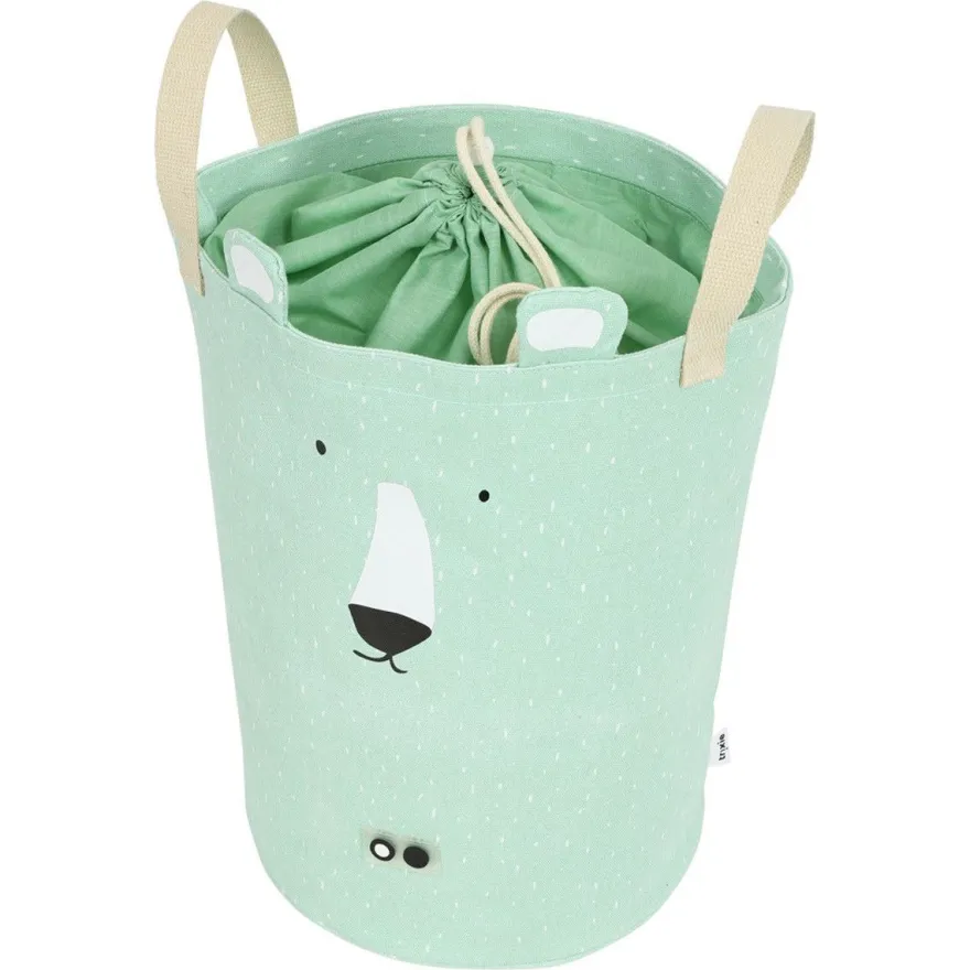 Trixie Spielzeugkorb Löwe Mr Lion Aufbewahrung Korb Wäschekorb Tasche Gelb 42cm NEU