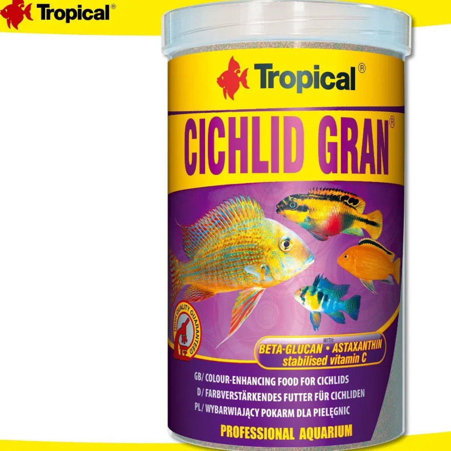 Tropical 1000 ml Cichlid Gran + 1000 ml Cichlid Color Flakes XXL