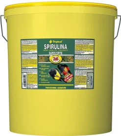 Tropical Spirulina Super forte 36 % 21L Flockenfutter Fische Cichliden Herbivore