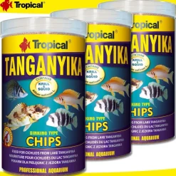 Tropical 3 x 1000 ml Tanganyika Chips | Für Cichliden aus dem Tanganjikasee