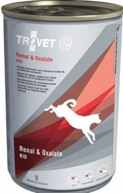 TROVET Renal & Oxalate RID mit Huhn - Nassfutter für Hunde - 12 x 400 g