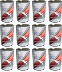 TROVET Renal & Oxalate RID mit Huhn - Nassfutter für Hunde - 12 x 400 g