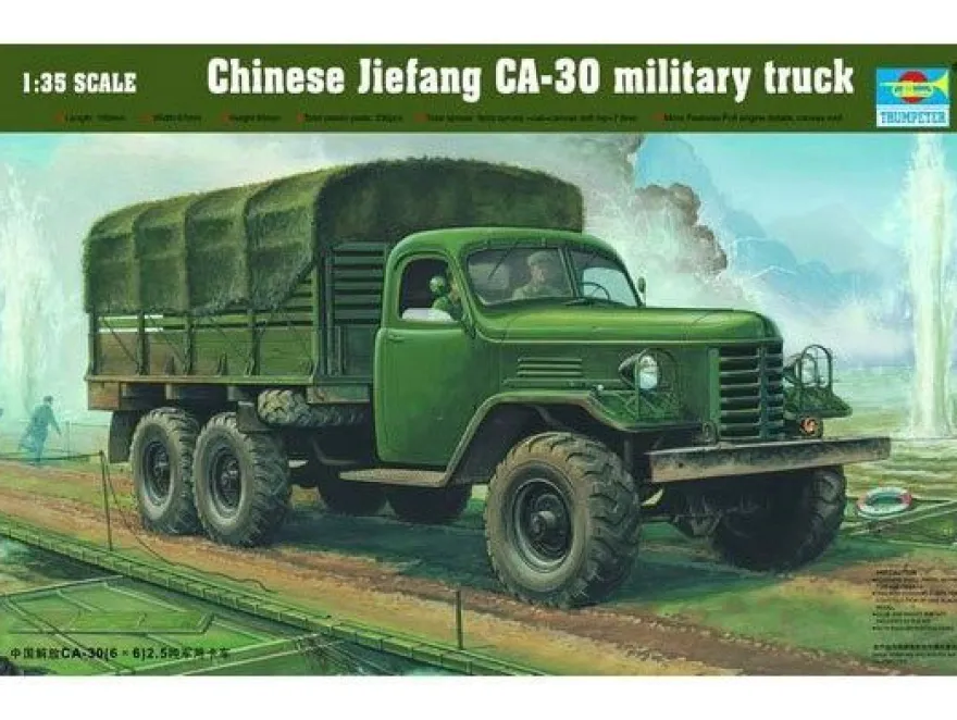 Trumpeter Chinese Jiefang CA-30 Military Truck 9361002 in 1:35 Trumpeter 1002 01002