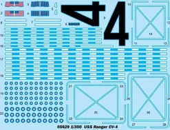 Trumpeter CV-4 USS Ranger 9365629 in 1:350 Kriegsschiff 05629 Bausatz