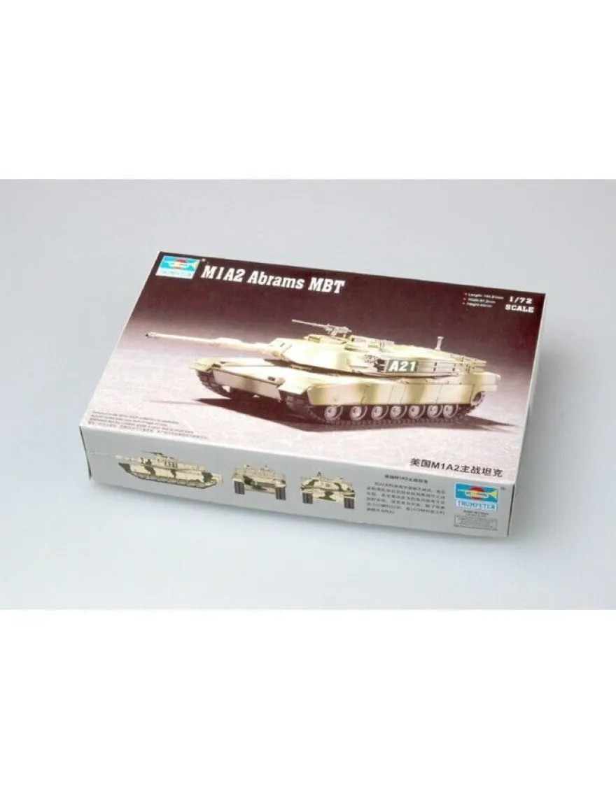 Trumpeter M1A2 Abrams MBT 9367279 in 1:72 Trumpeter 07279