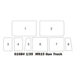 Trumpeter - M915 Gun Truck - 1:35 - 260 Teile