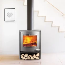 TT22R Kaminofen in Schwarz 7kW