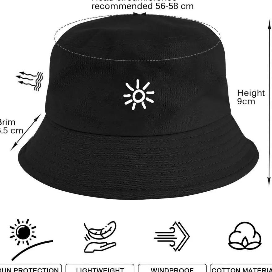 Tuopuda Fischerhut Herren Damen, Baumwolle Bucket Hat Faltbar, Sommerhut
