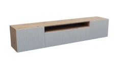 TV-Schrank Rico Fernsehschrank TV-Lowboard 200 cm Push-To-Open Funktion Wandmontage
