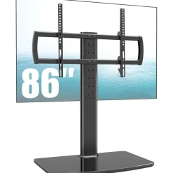 TV Standfuß Universal Höhenverstellbar Ständer Halterung 40-86 Zoll LCD LED