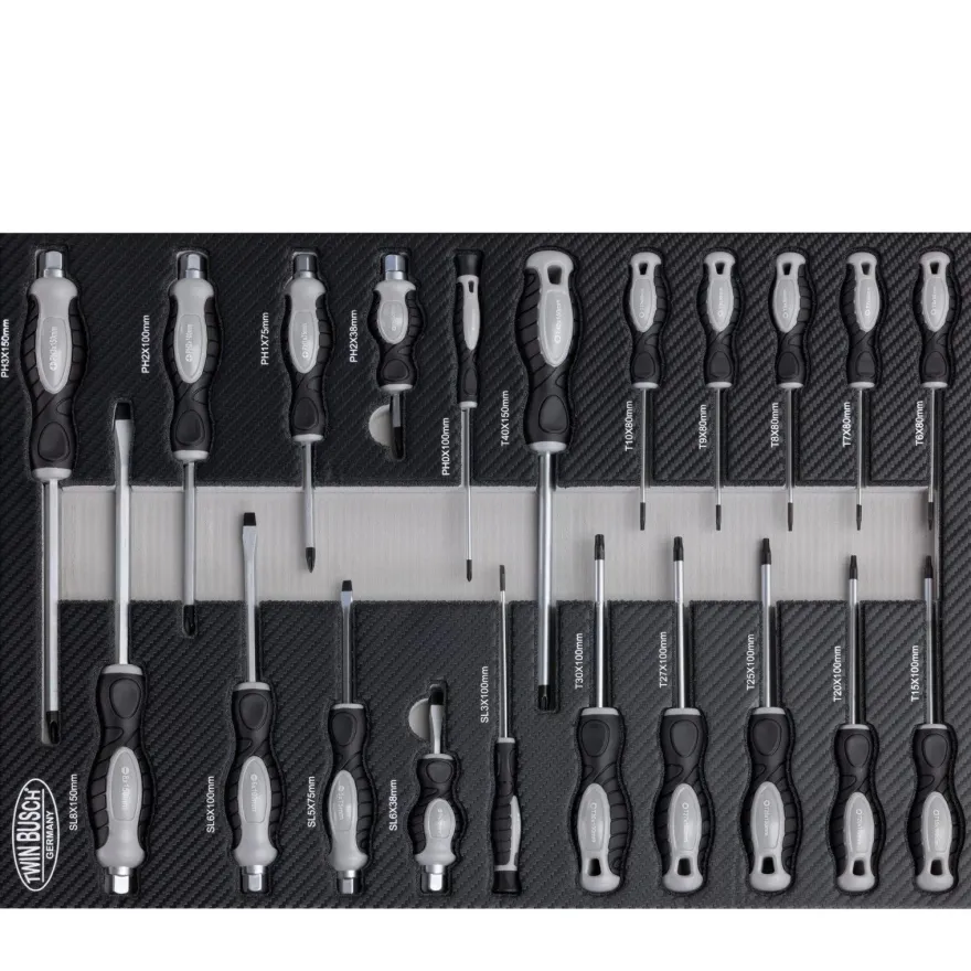 Twin Busch ® Werkzeugwagen, Werkstattwagen, 5 gefüllte Schubladen - TWW13G-5
