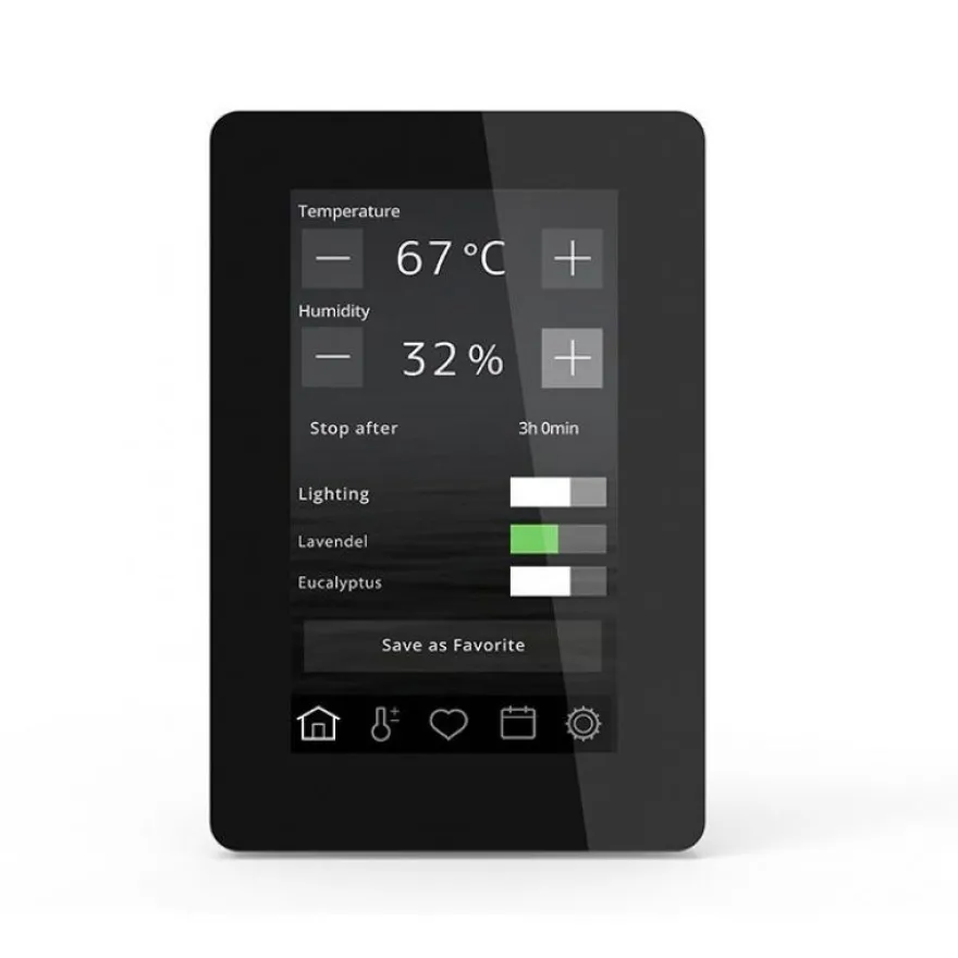 Tylö Sense Elite 8 Saunaofen 8,0 kW finnischer Saunaofen mit WLAN-Steuerung Saunaste