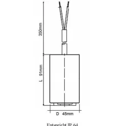 35 uF Motorkondensator Betriebskondensator 35 µF + Kabel Kondensator, Ducati