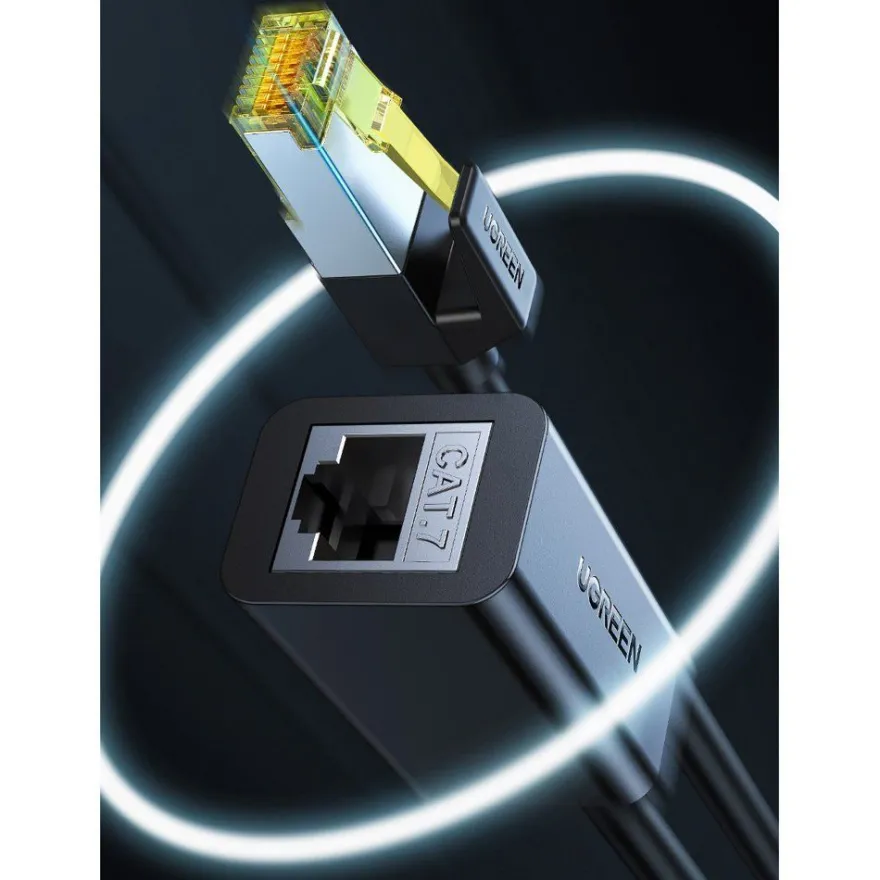Ugreen Verlängerungskabel Ethernet RJ45 Cat 7 10000Mbps / 10Gbps Adapter Interneta