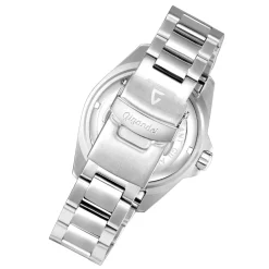 Uhr Herrenuhr Automatikuhr Taucheruhr Gigandet SEA GROUND G2-005 Schwarz Metallband