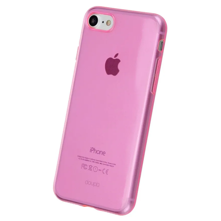 Ultra Slim Case iPhone SE / 8 7 / Plus TPU Schutz Hülle Soft Cover Clear Farbe Folie