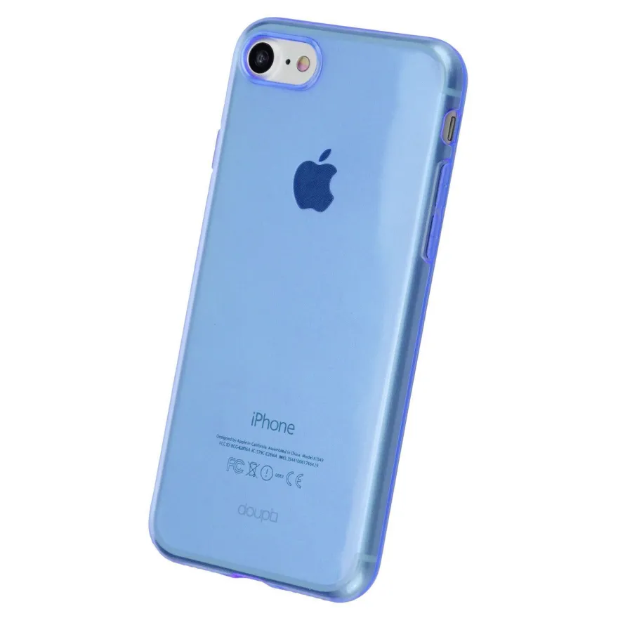 Ultra Slim Case iPhone SE / 8 7 / Plus TPU Schutz Hülle Soft Cover Clear Farbe Folie