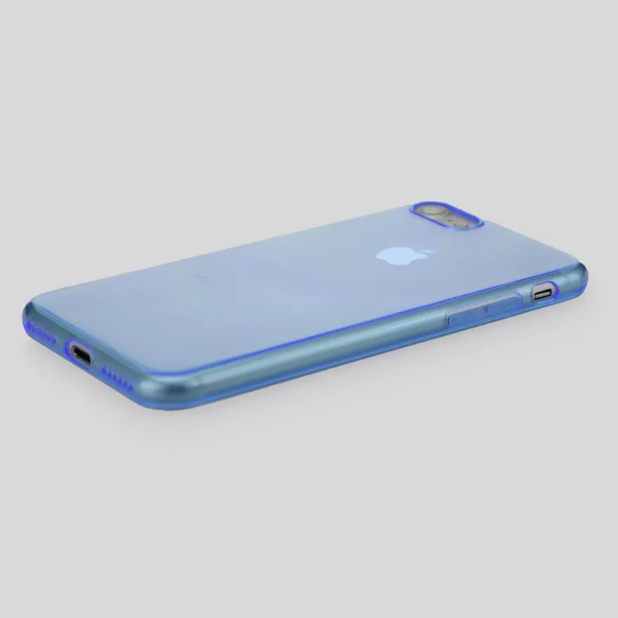 Ultra Slim Case iPhone SE / 8 7 / Plus TPU Schutz Hülle Soft Cover Clear Farbe Folie